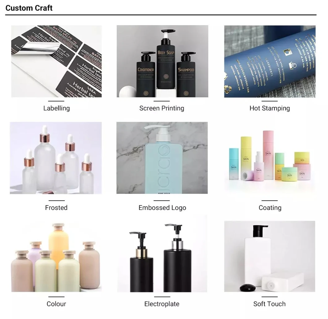 Refillable U Style Plastic Vacuum Airless Bottles Lotion Essential Oil Foundation Bottles 15/30/50ml