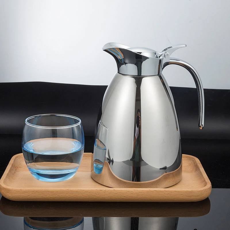 Hotel Used Coffee Pot Water Jug Can Be Put in The Dishwasher Double Wall Stainless Steel 304 Tea Pot Vacuum Flask