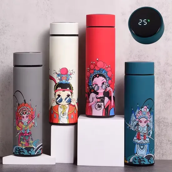 Tazza da caffè thermos con boccetta sottovuoto in acciaio inossidabile a doppia parete da 500 ml