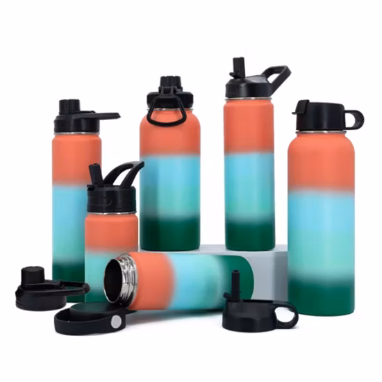 Bottiglia thermos a bocca larga in acciaio inossidabile 304 isolata sotto vuoto accettabile OEM