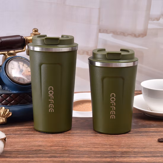Tazza da viaggio per caffè in acciaio inossidabile isolata del produttore OEM di bottiglie